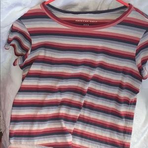 cute striped shirt-american eagle